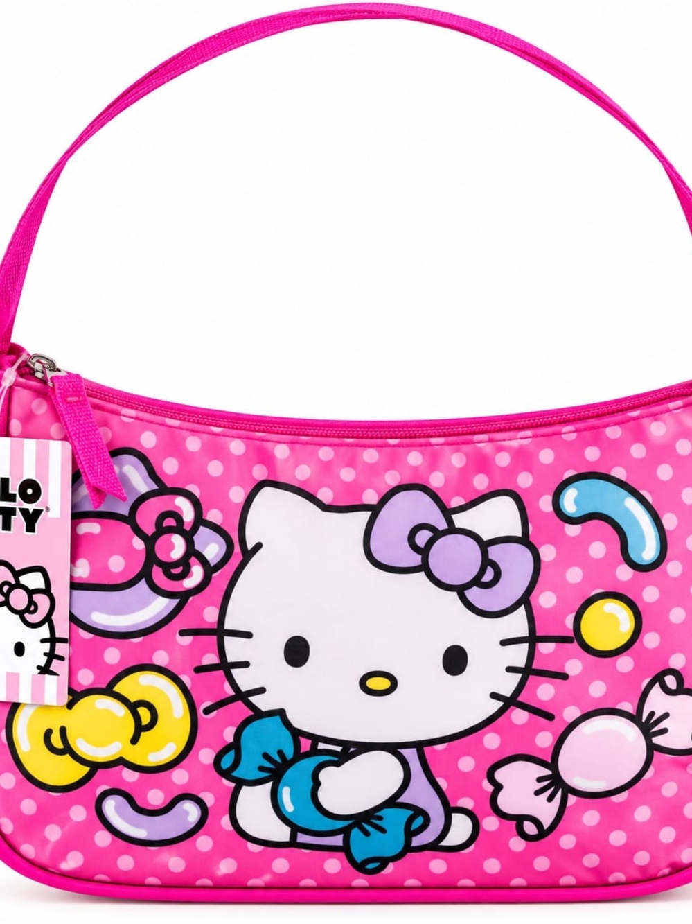 Hello Kitty Hot Pink Polka Dot Kids Shoulder Bag